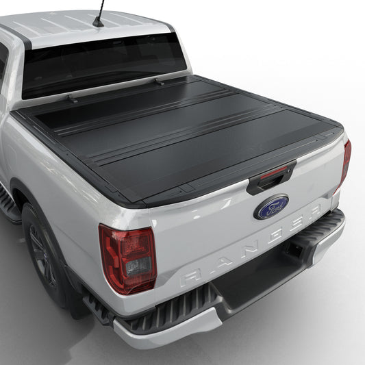 Ford Ranger (2019-2025) - Low Profile Flip Up Truck Bed Tonneau Cover - 5'1" Bed (61")