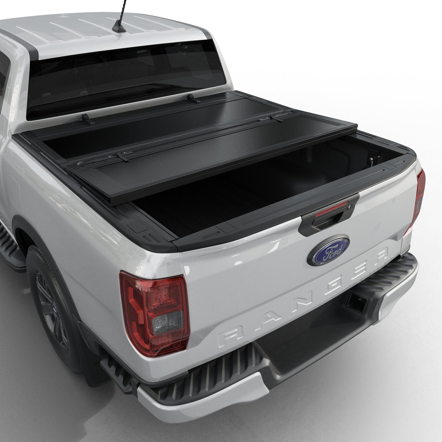 Ford Ranger (2019-2025) - Low Profile Flip Up Truck Bed Tonneau Cover - 5'1" Bed (61")