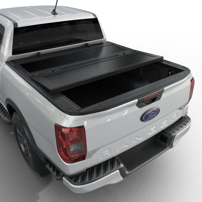 Ford Ranger (2019-2025) - Low Profile Flip Up Truck Bed Tonneau Cover - 5'1" Bed (61")