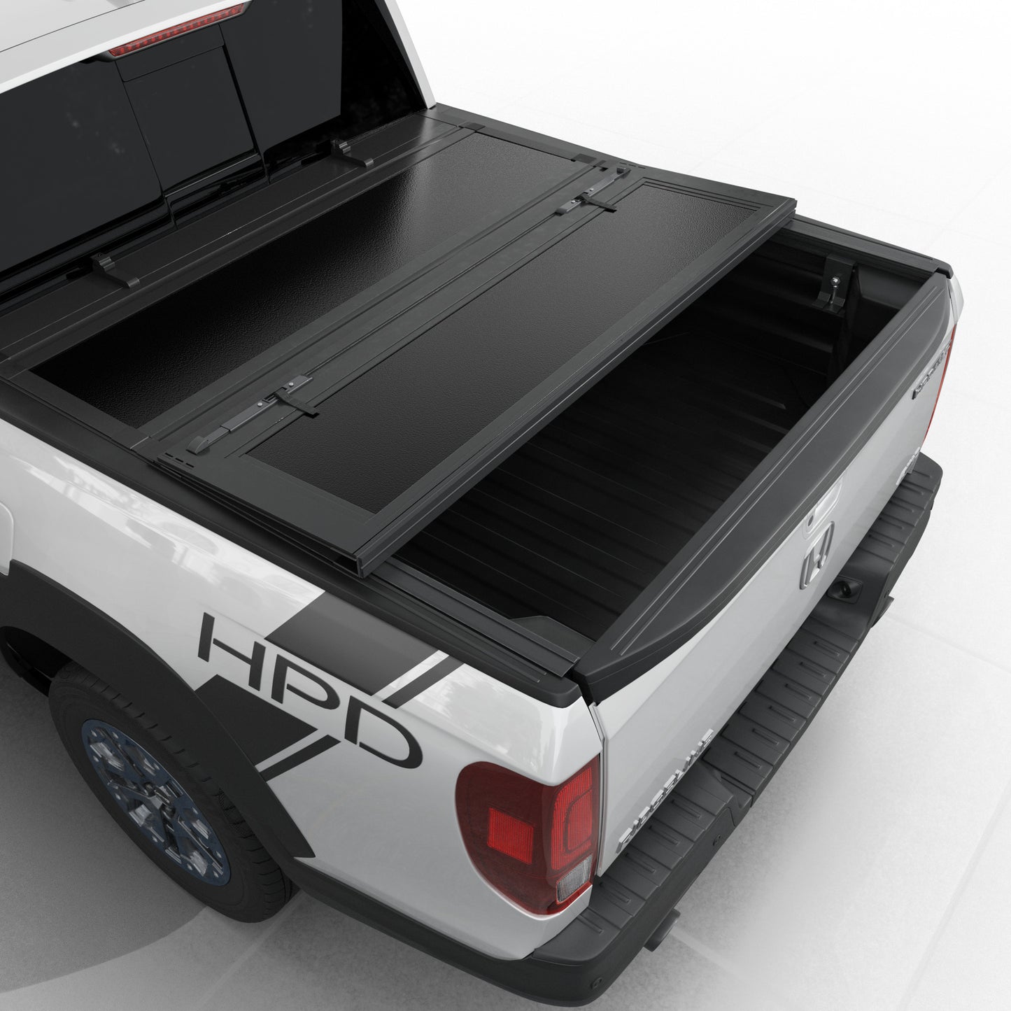 Honda Ridgeline (2017-2025) - Low Profile Flip Up Truck Bed Tonneau Cover - 5' Bed (64")