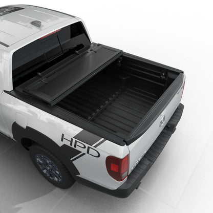 Honda Ridgeline (2017-2025) - Low Profile Flip Up Truck Bed Tonneau Cover - 5' Bed (64")