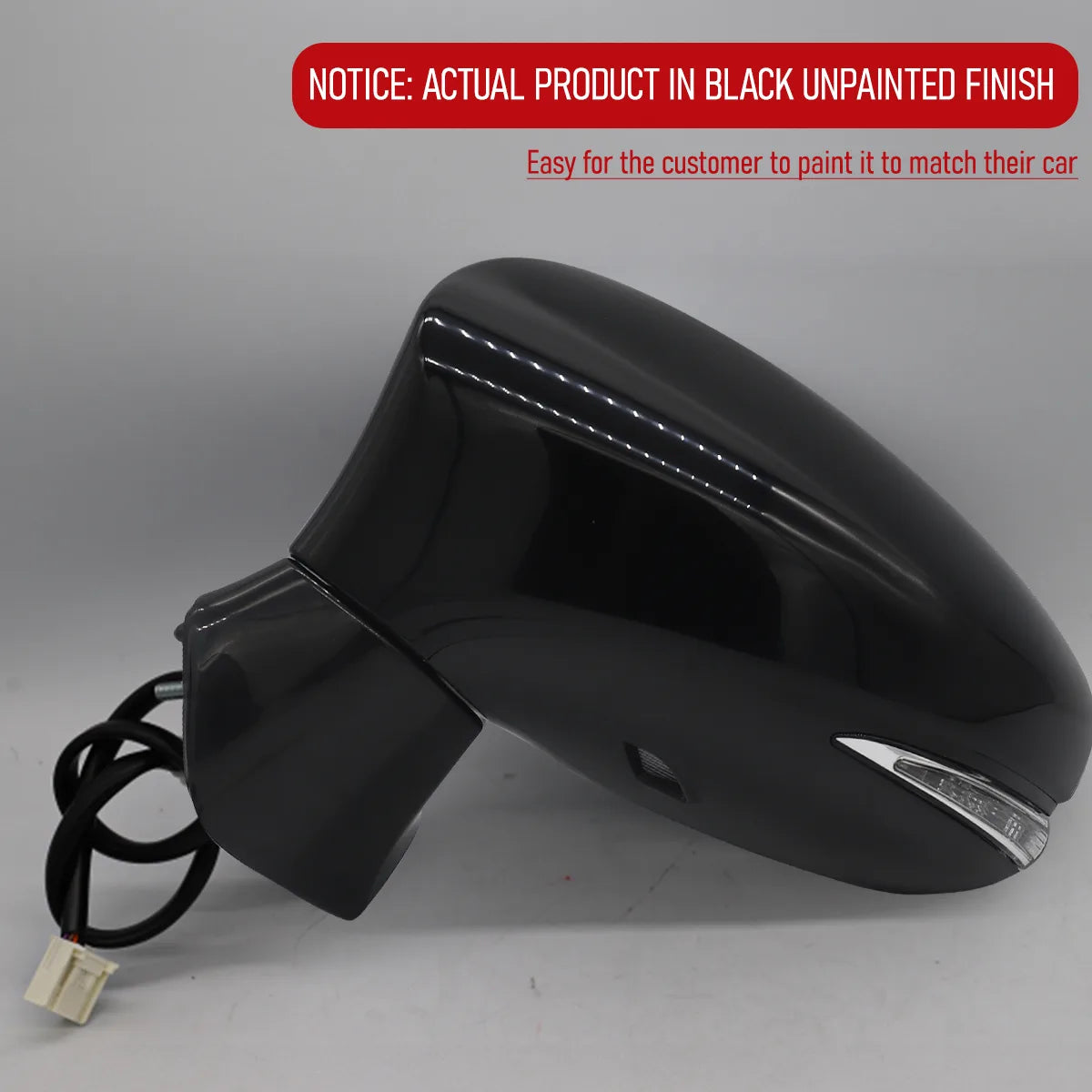 Lexus ES300h (2013-2015) - Driver Side View Mirror  (Power Operated, Paint to Match, Heated Glass, Turn Signal Light )