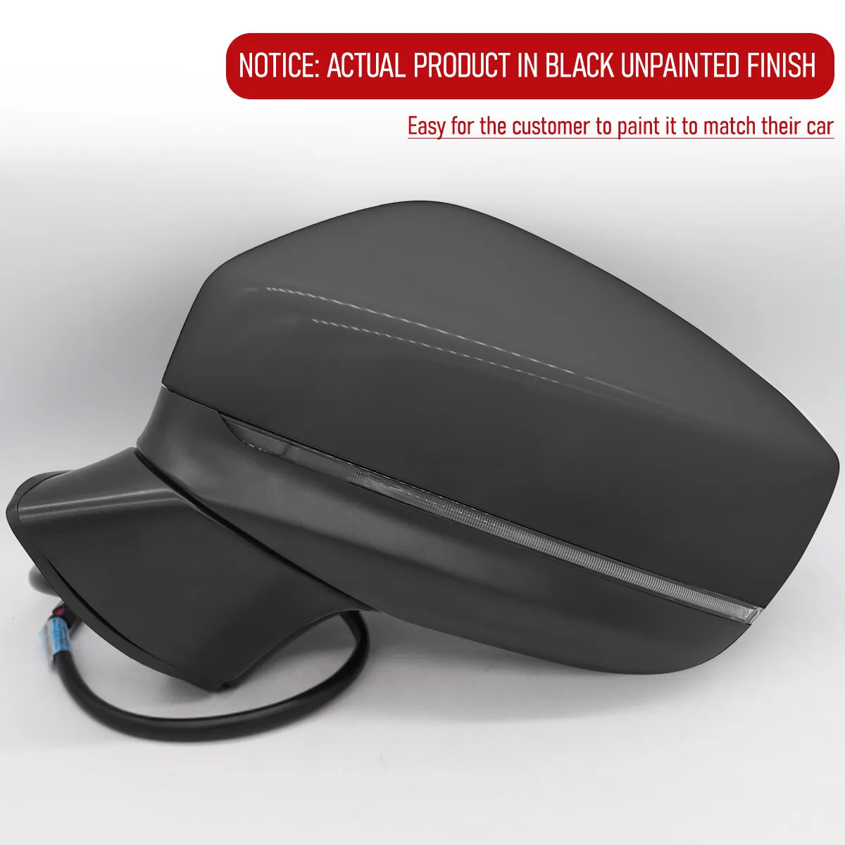 Mazda CX-5 (2017-2018) - Driver Side View Mirror  (Power Operated, Paint to Match, Heated Glass, Turn Signal Light )