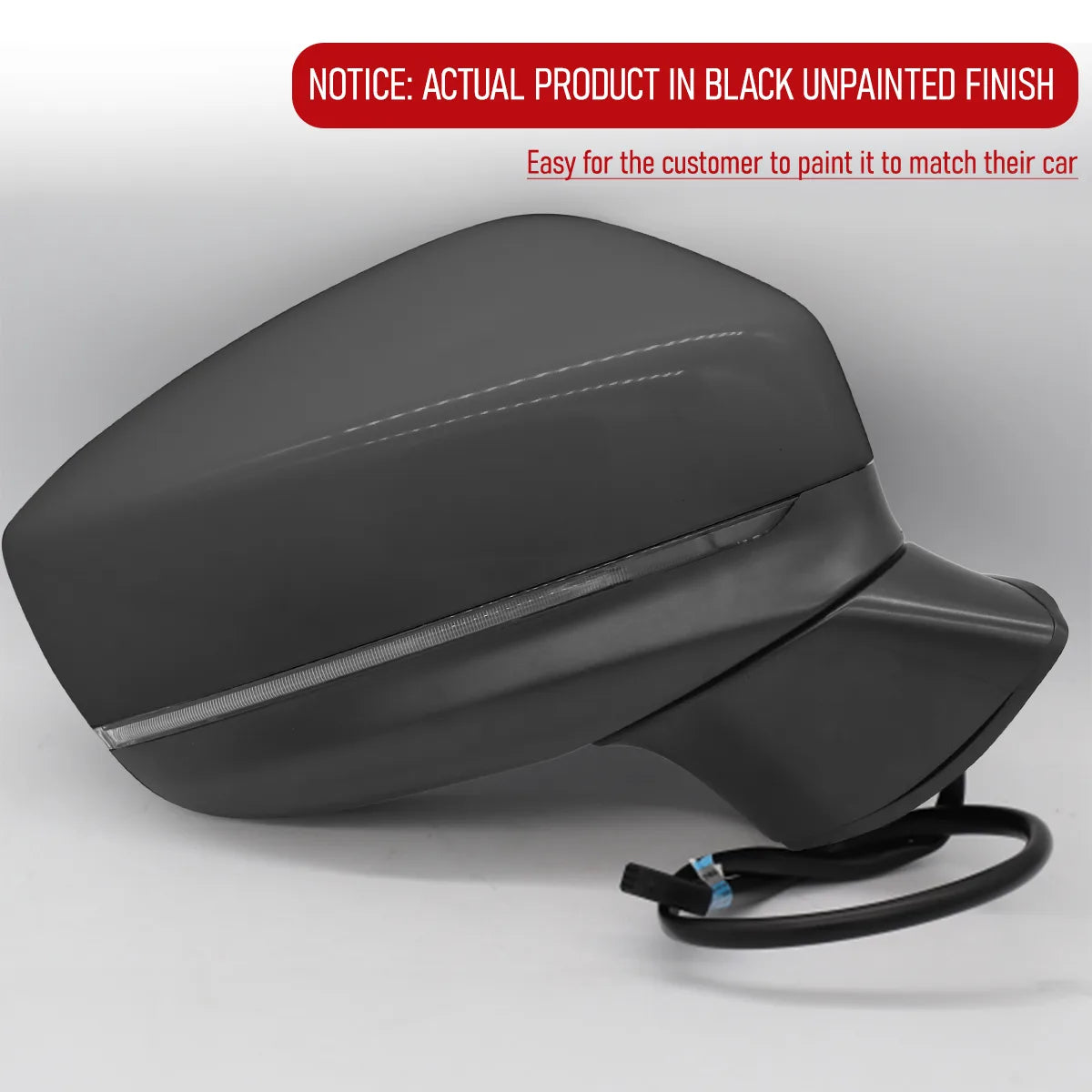 Mazda CX-5 (2017-2023) - Passenger Side View Mirror  (Power Operated, Paint to Match, Non Heated, Turn Signal Light, Blind Spot Monitor )