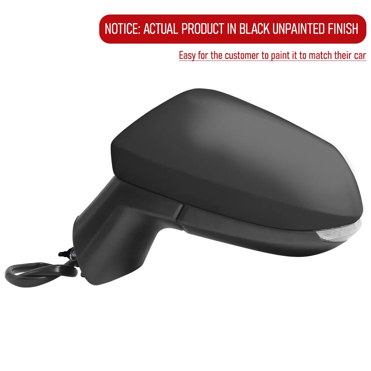 Toyota Corolla (2019-2024) - Driver Side View Mirror  (Power Operated, Paint to Match, Heated Glass, Turn Signal Light )