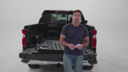 Chevy Silverado/GMC Sierra 2500/3500 HD New Body Style (2020-2026) - Low Profile Hard Folding Truck Bed Tonneau Cover - 6.9FT Bed (82.2")